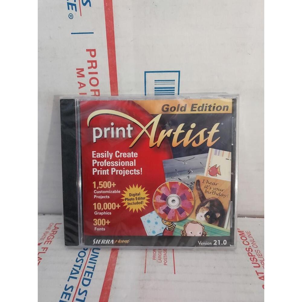 New Sealed Print Artist 2002 Version Gold Edition Version 21.0 PC - #171